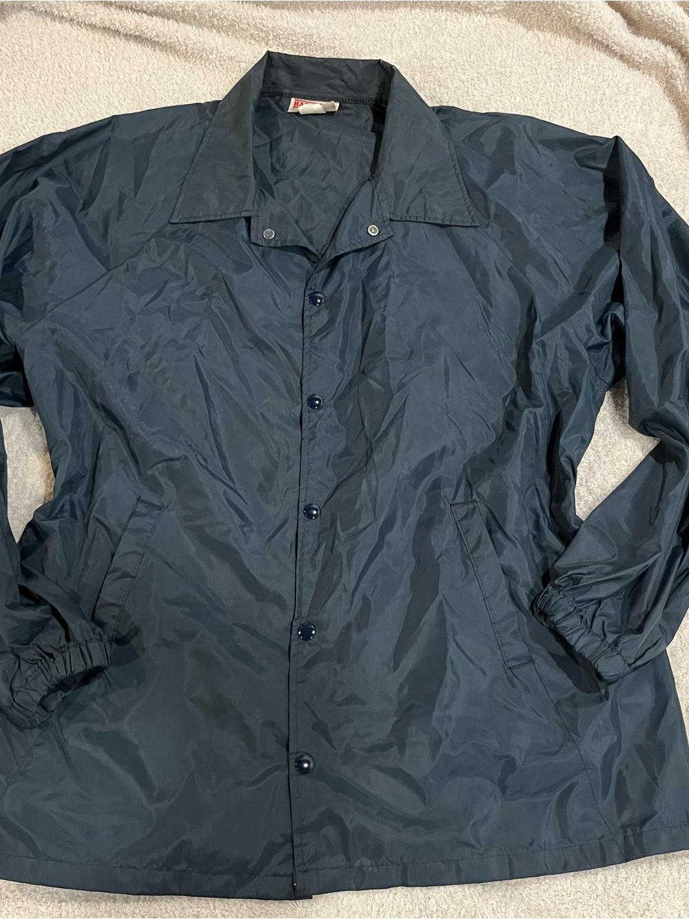 Vintage nylon Hartwell Hermes Worker Jacket XL USA made navy